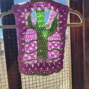Handmade Crochet Saguaro Vest